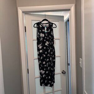 Nine Britton Abigail Brushed Knit Midi Dress - Teal Green - Size XL